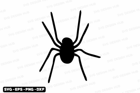Halloween Spider Vector Illustration for Graphics and Crafts