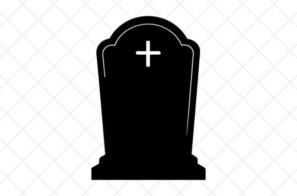 Halloween Tombstone Vector Illustration for Graphics and Crafts