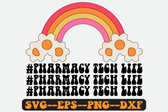 Pharmacy Tech Quote Retro Svg Design for Local Business Branding