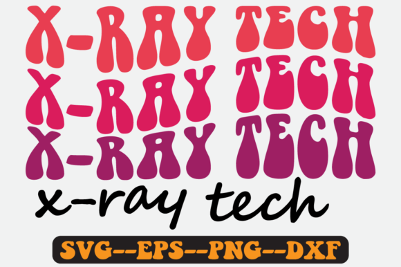 X-ray Tech Quote Retro Svg Design for Crafts and Graphics